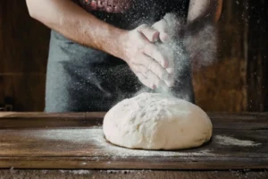 Kneading dough
