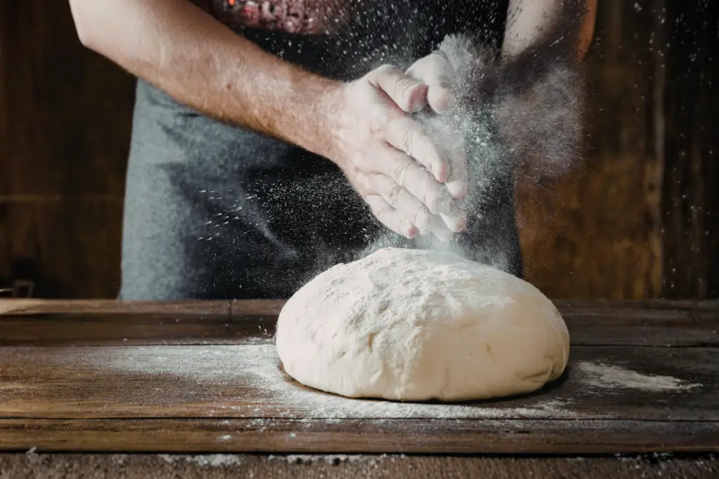 Kneading dough